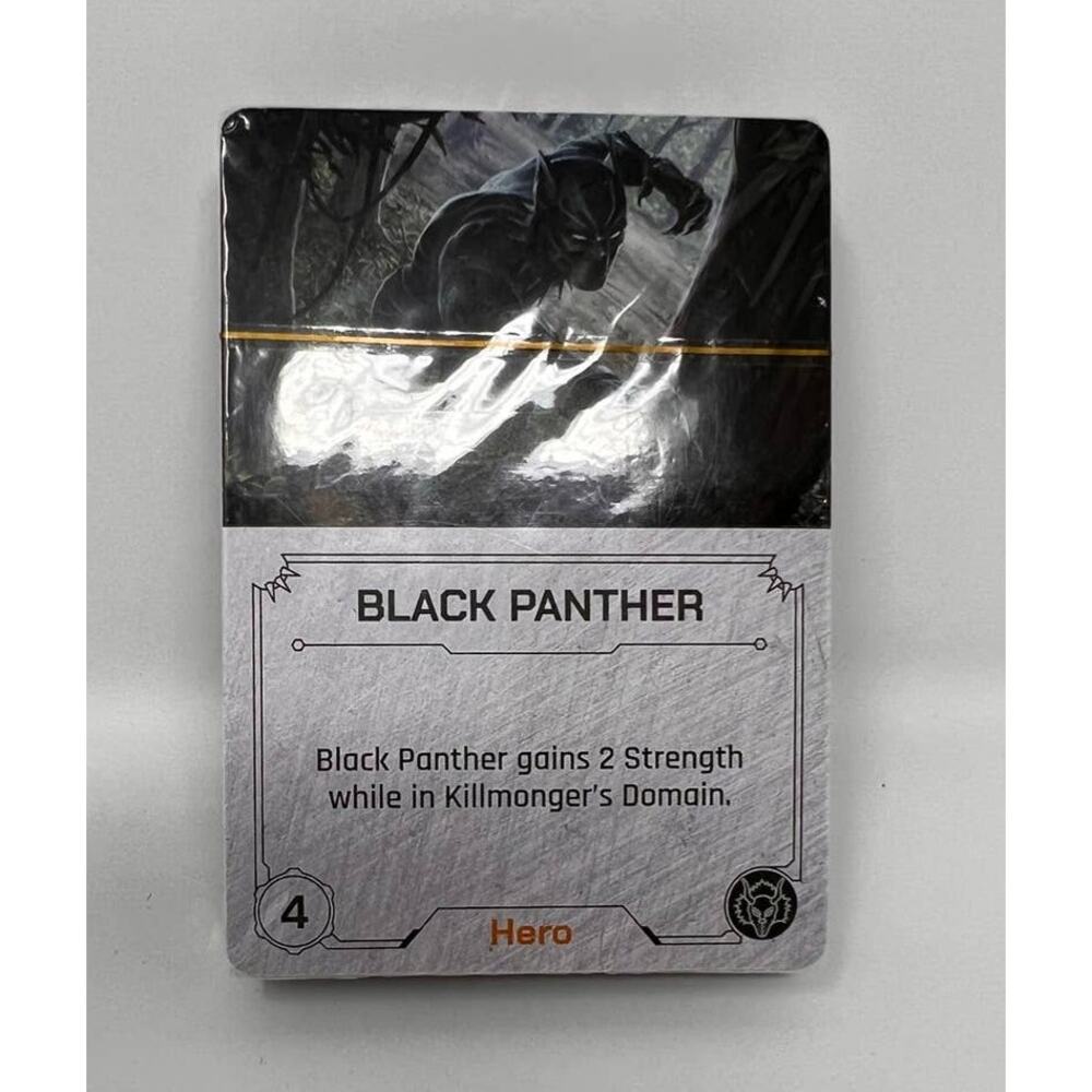 Black Panther‎ Game Cards Front of Cards say Killmonger New